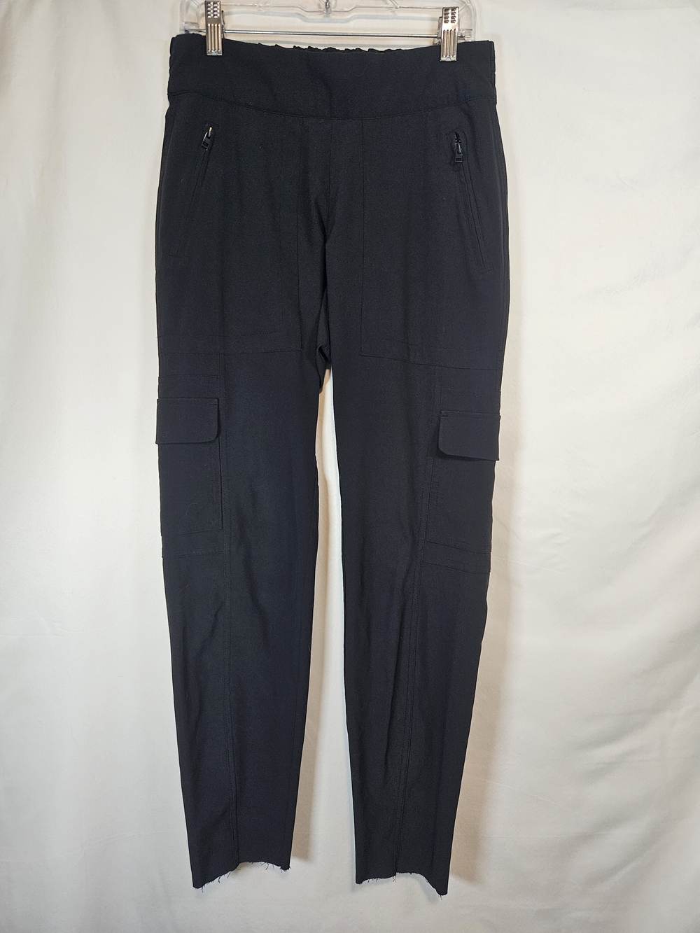 Athleta Black Cropped Cargo Joggers - Picture 1 of 7